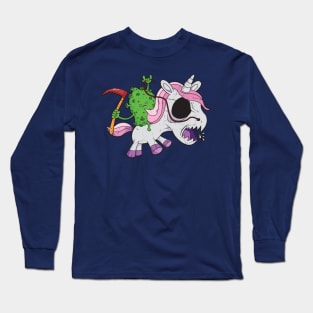 Grim with Unicorn Long Sleeve T-Shirt